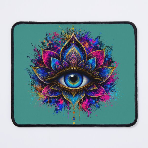 Item preview, Mystical Third Eye | Psychedelic Lotus Eye designed and sold by Aimetoi.