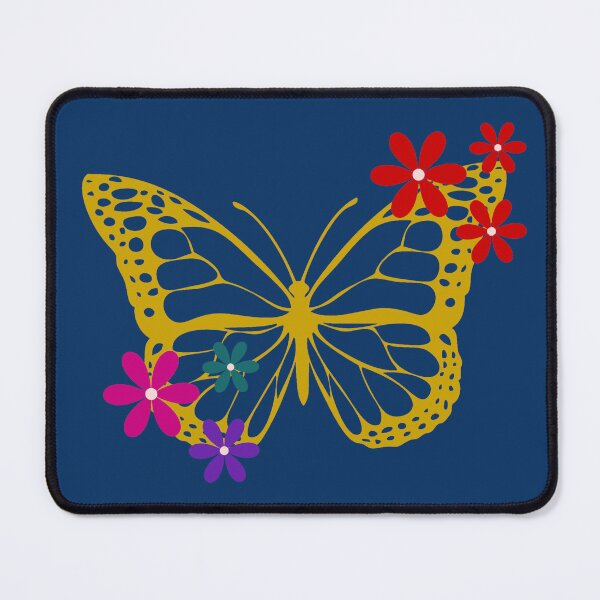 Item preview, Golden Butterfly Floral Pop Art Graphic designed and sold by SeJaa.