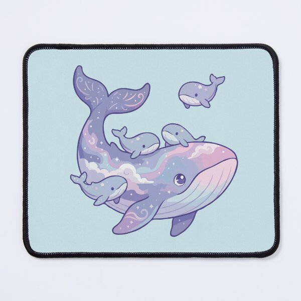 Item preview, Cosmic Whale and Calves designed and sold by Catzura.