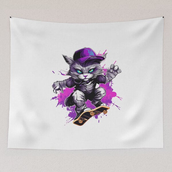 Item preview, SKATER KITTEN designed and sold by SudeeshArt.