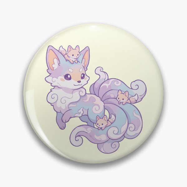Item preview, Nine Tailed Fox and Pups designed and sold by Catzura.