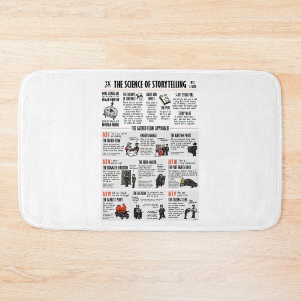 Item preview, Visual summary The Science of Storytelling (Will Storr) designed and sold by TKsuited.