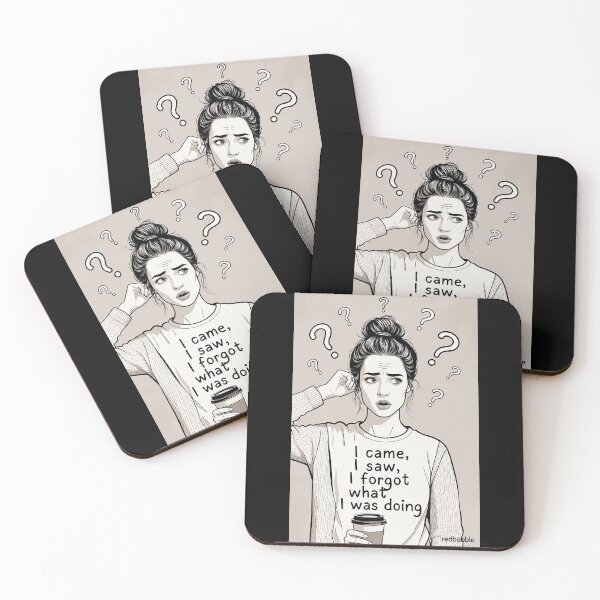 Item preview, I Came, I Saw, I Forgot What I Was Doing designed and sold by FatCatStudios.