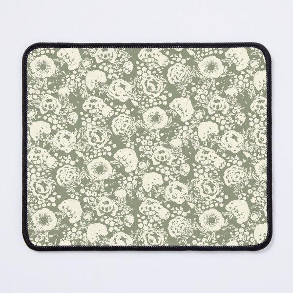 Item preview, Sage Green Cottagecore Vintage Rose Pattern designed and sold by rawpetal.