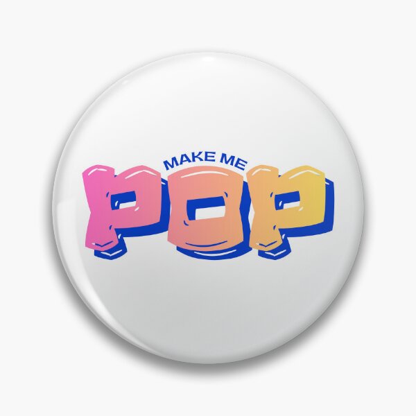Item preview, Make Me Pop Retro Bubble Letter Typography designed and sold by eMKa82.