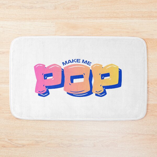 Item preview, Make Me Pop Retro Bubble Letter Typography designed and sold by eMKa82.