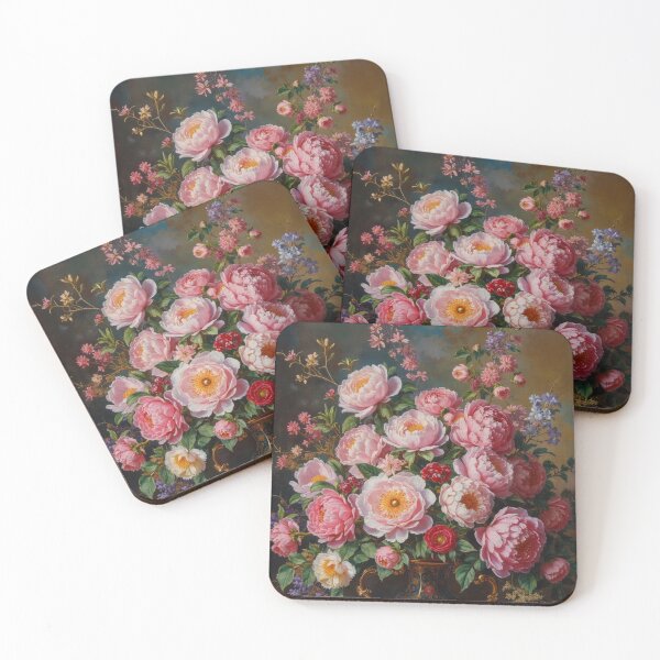 Item preview, Elegant Pink Peonies designed and sold by Mary Spencer.