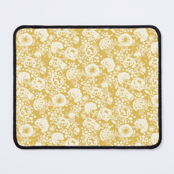 Item preview, Vintage Honey Yellow Rose Garden Pattern designed and sold by rawpetal.