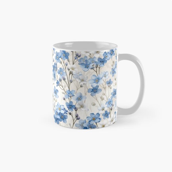 Item preview, Soft Blue Floral Seamless Texture designed and sold by IntelliMindDesigns.