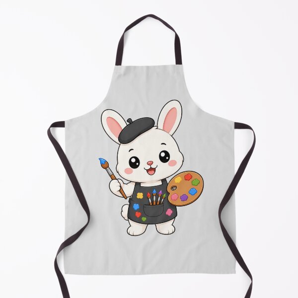 Item preview, Cute Bunny Artist Painting Cartoon Animal Palette designed and sold by Seculinator.