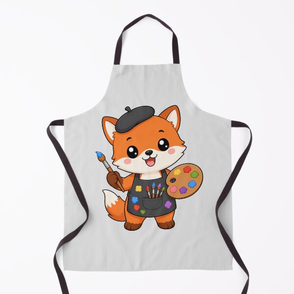 Item preview, Cute Fox Artist Painting Cartoon Animal Palette designed and sold by Seculinator.