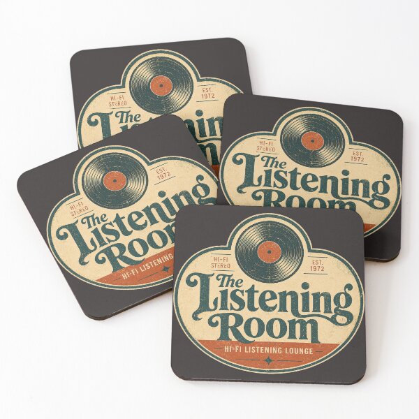 Item preview, The Listening Room - Retro Hi-Fi Vinyl Design designed and sold by JustResultsCo.