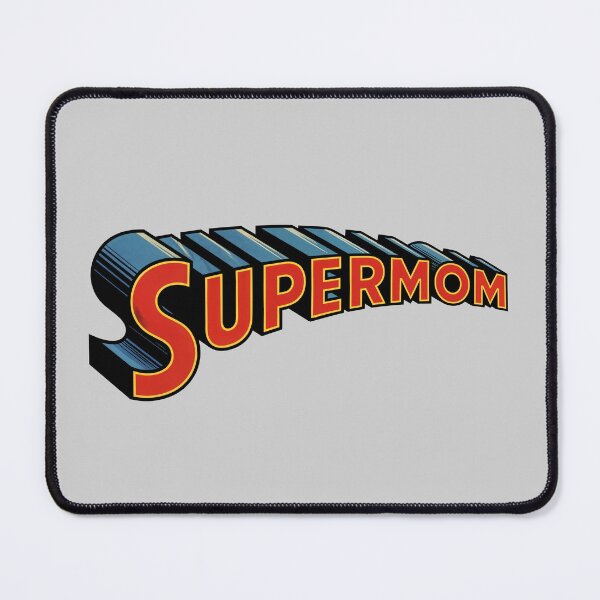 Item preview, Supermom — Comic Style 3D Typography Design designed and sold by Planet Utoppia.