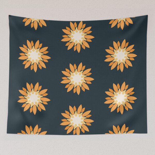 Item preview, Pretty Yellow Orange Paper Flower JOY Cursive Typography designed and sold by TackyTime.