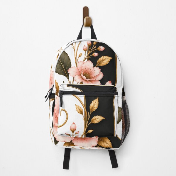 Item preview, Floral Letter L with Black Cat | Elegant Monogram Initial | Vintage Botanical Alphabet Design designed and sold by MoodLay.