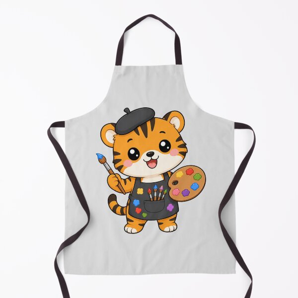 Item preview, Cute Tiger Artist Painting Cartoon Animal Palette designed and sold by Seculinator.