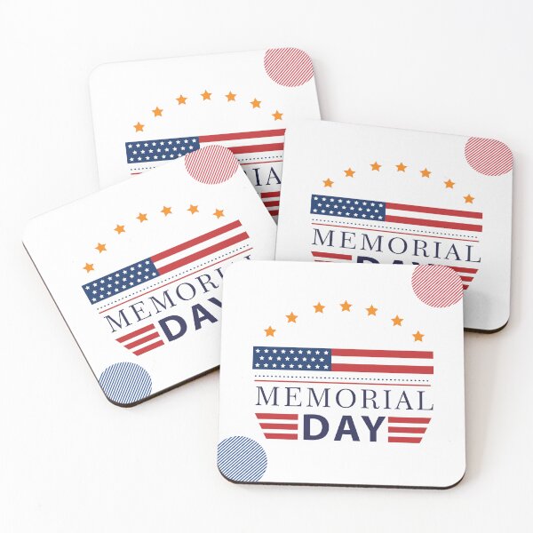 Item preview, Memorial Day Patriotic Badge - US Flag Stars and Stripes Typography Design designed and sold by PACS0011.