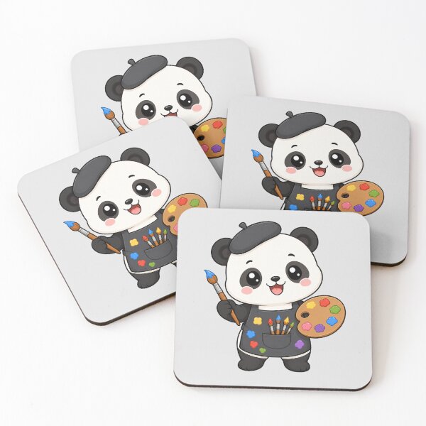 Item preview, Cute Panda Artist Painting Cartoon Animal Palette designed and sold by Seculinator.