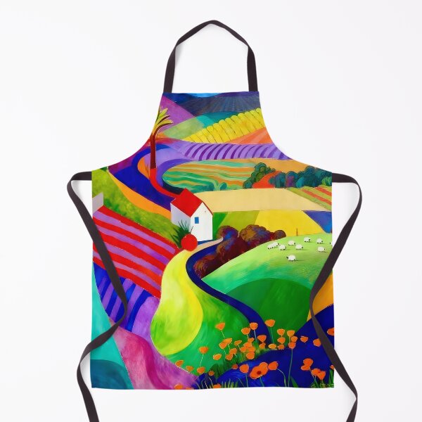 Item preview, Landscape After David Hockney designed and sold by Vicky Brago-Mitchell®.