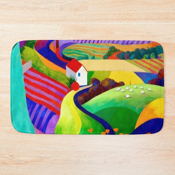 Item preview, Landscape After David Hockney designed and sold by Vicky Brago-Mitchell®.