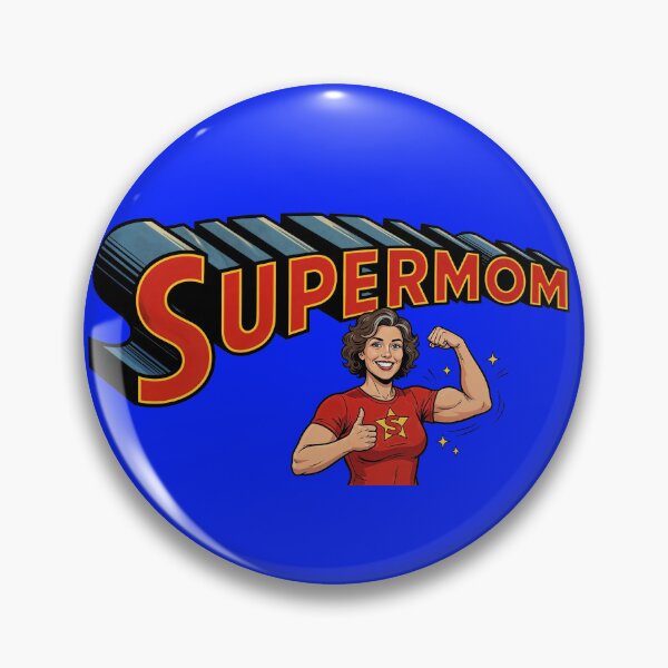Item preview, Supermom — Comic Style 3D Design for Mothers designed and sold by Planet Utoppia.