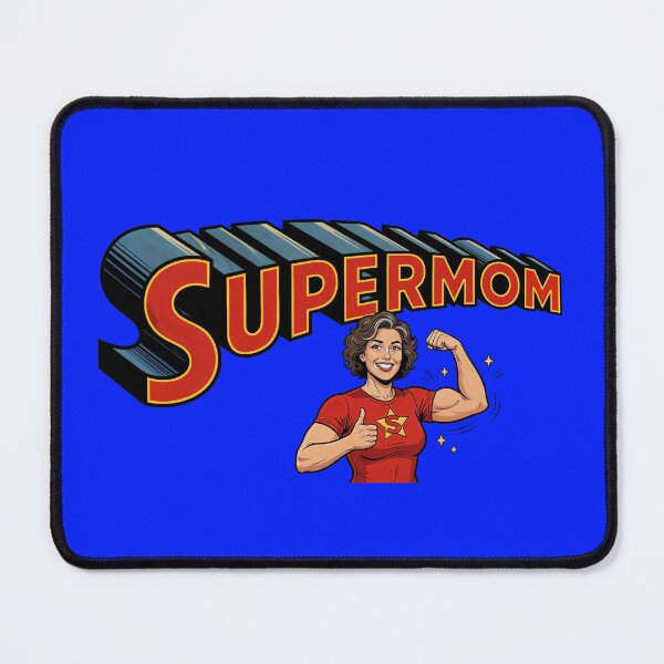 Item preview, Supermom — Comic Style 3D Design for Mothers designed and sold by Planet Utoppia.