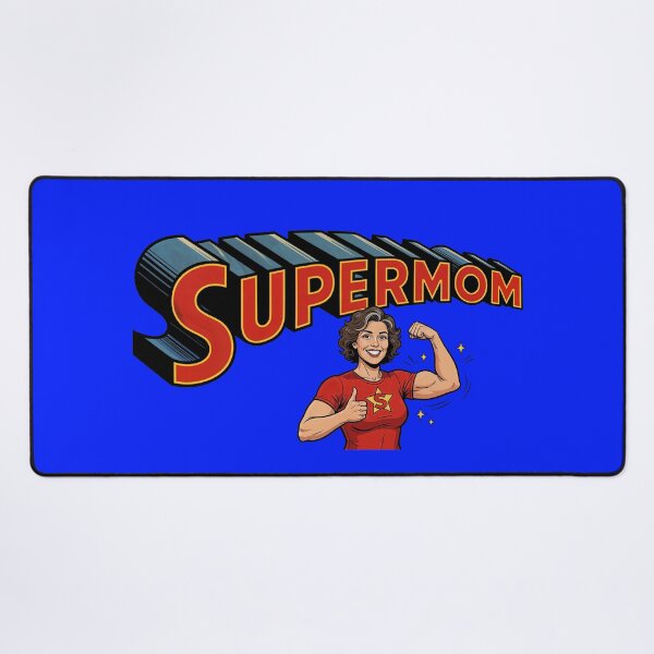 Item preview, Supermom — Comic Style 3D Design for Mothers designed and sold by Planet Utoppia.