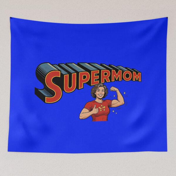 Item preview, Supermom — Comic Style 3D Design for Mothers designed and sold by Planet Utoppia.