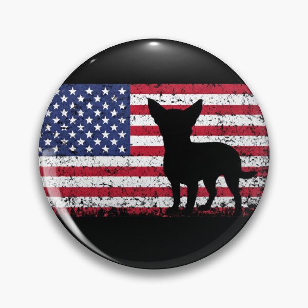 Item preview, Chihuahau Funny Dog Design With America Flag   designed and sold by Thread&Fable.