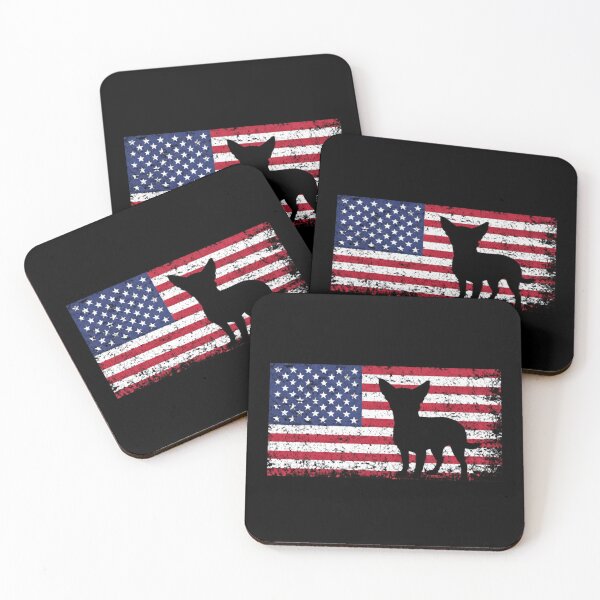 Item preview, Chihuahau Funny Dog Design With America Flag   designed and sold by Thread&Fable.