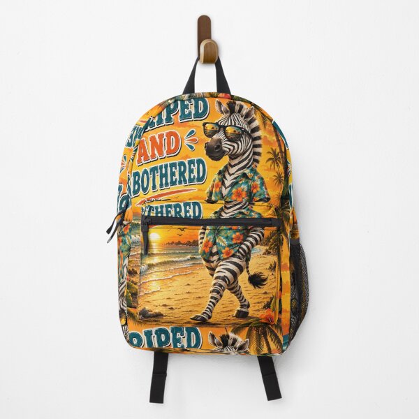 Item preview, Striped And Unbothered Zebra designed and sold by BagFactoryUK.