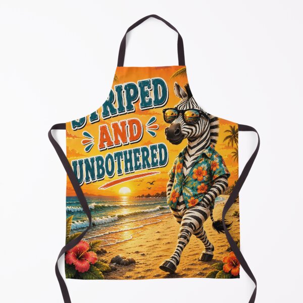 Aperçu de l'œuvre Striped And Unbothered Zebra créée et vendue par BagFactoryUK.