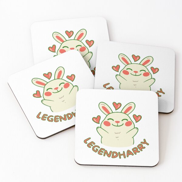 Item preview, Legendharry Cute Bunny Love Illustration designed and sold by eMKa82.