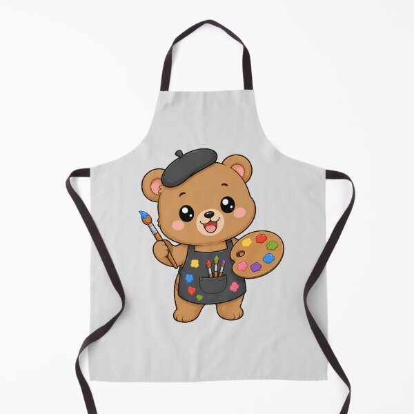 Item preview, Cute Bear Artist Painting Cartoon Animal Palette designed and sold by Seculinator.