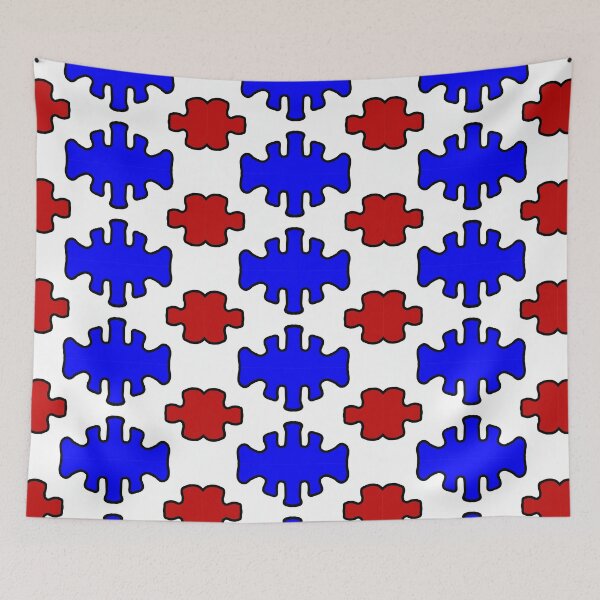 Item preview, Red and blue shape designed and sold by Gargotaire.