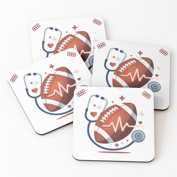 Item preview, Football Sports Medicine Heartbeat Stethoscope Design designed and sold by DariaOltes.