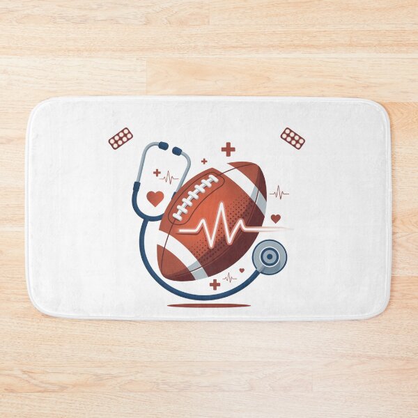 Item preview, Football Sports Medicine Heartbeat Stethoscope Design designed and sold by DariaOltes.