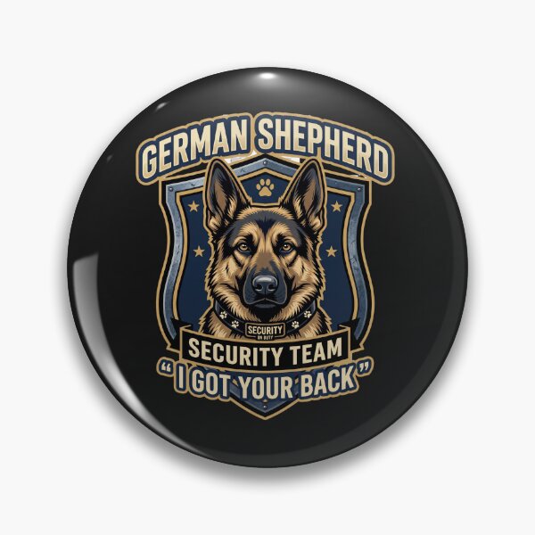 Item preview, German Shepherd Security Team designed and sold by PawPlanetPro.