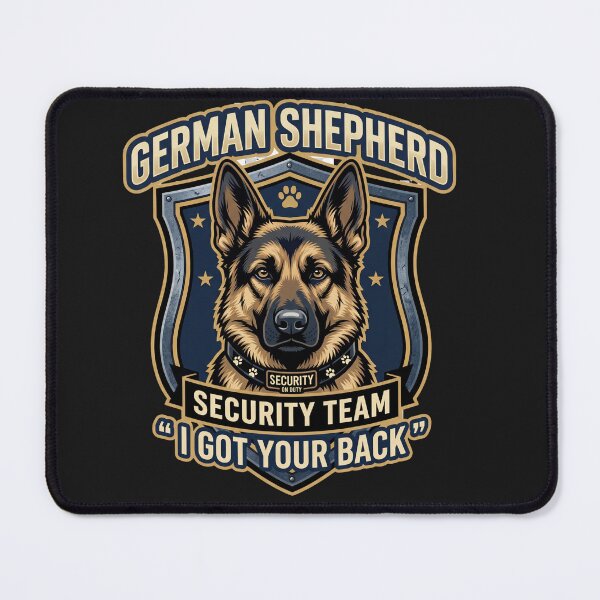 Item preview, German Shepherd Security Team designed and sold by PawPlanetPro.