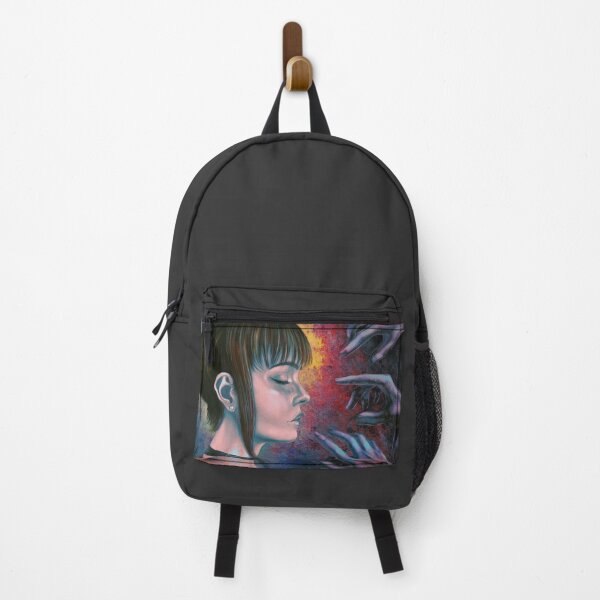 Item preview, Beautiful girl eyes closed, hands reaching towards her designed and sold by Witseart.