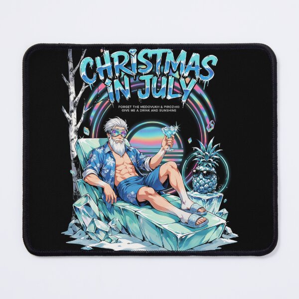 Item preview, Christmas In July – Ded Moroz Father Frost Funny Summer Shirt Russian Slavic Holiday Gift v7 designed and sold by DarylWelsh2024.