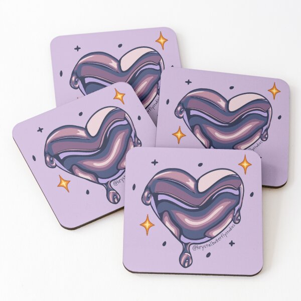 Item preview, Nebula Wax Heart designed and sold by KrystalBStudios.