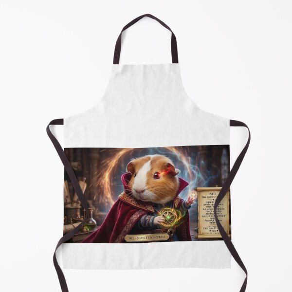 Item preview, Mel The Gentle Mystic - Scarlet Sorceress Guinea Pig designed and sold by pixelandpassionart.