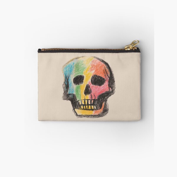 Item preview, Colorful skull in a style of crayon illustration  designed and sold by SweetLilith.