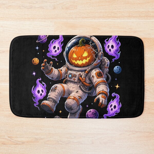 Item preview, Pumpkin Astronaut Haunting designed and sold by Sonic Nova Studios.