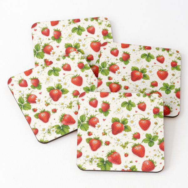 Item preview, Strawberry Pattern | Summer Fruit Seamless Print designed and sold by Aramdesing.