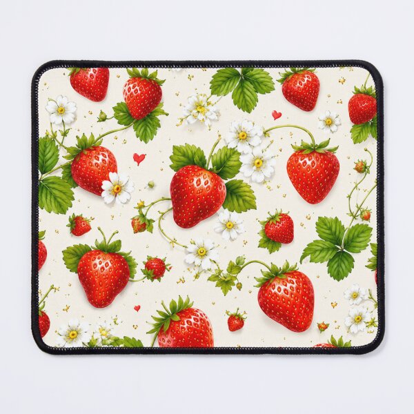 Item preview, Strawberry Pattern | Summer Fruit Seamless Print designed and sold by Aramdesing.