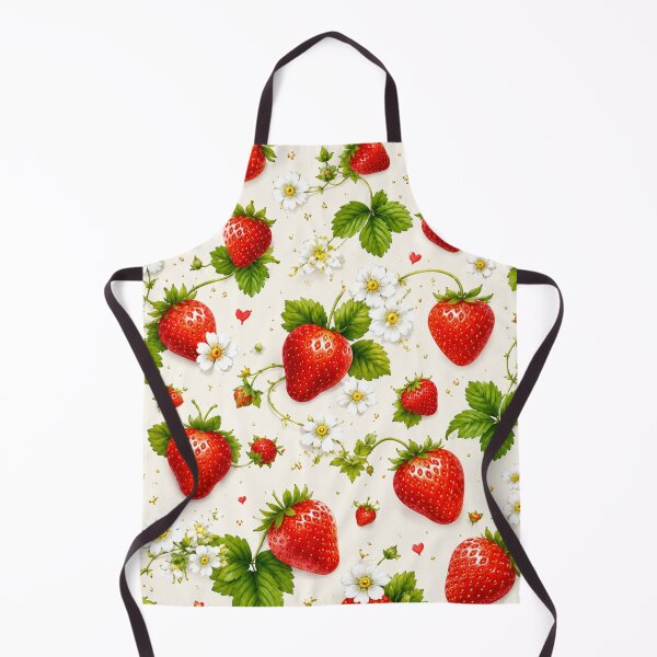Item preview, Strawberry Pattern | Summer Fruit Seamless Print designed and sold by Aramdesing.