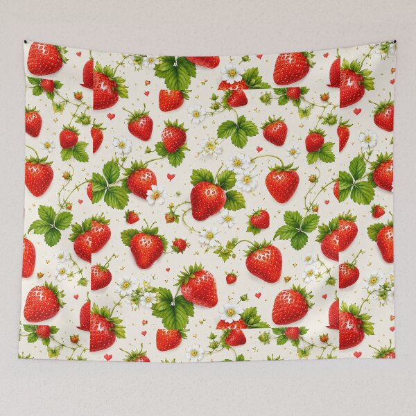 Item preview, Strawberry Pattern | Summer Fruit Seamless Print designed and sold by Aramdesing.