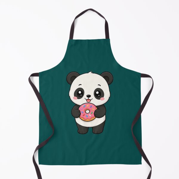 Item preview, Cute Panda Eating Donut Sweet Treat Cartoon designed and sold by Seculinator.